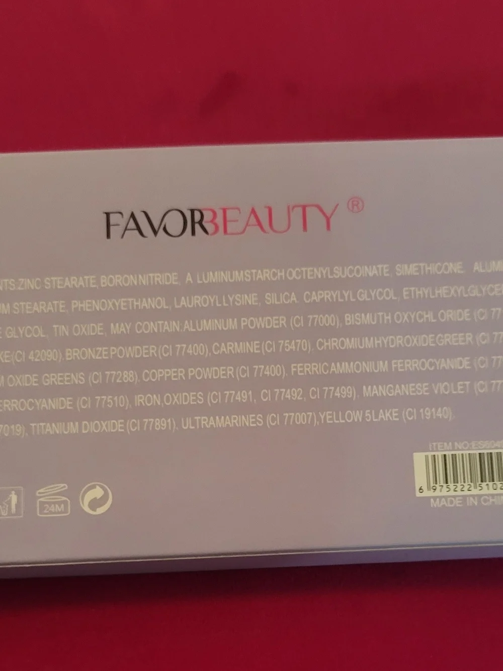 Favorbeauty Angelic Pink Eyeshadow Palette